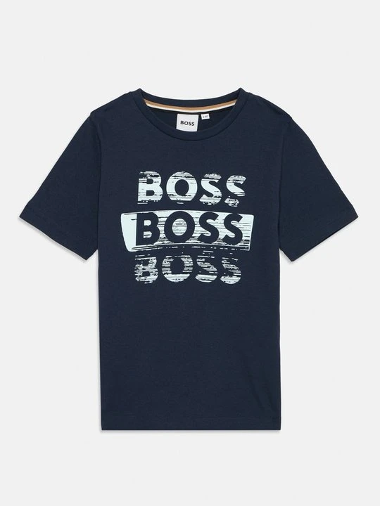 Zdjęcie produktu T-shirt z nadrukiem Boss granatowy