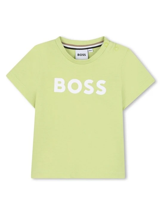 Zdjęcie produktu T-shirt z nadrukiem Boss jasnozielony