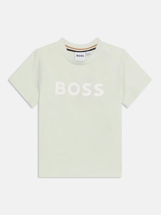 Zdjęcie produktu T-shirt z nadrukiem Boss jasnozielony