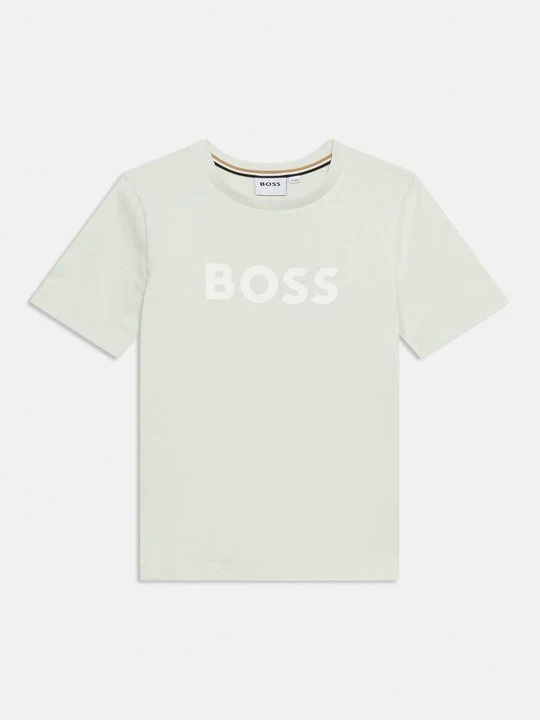 Zdjęcie produktu T-shirt z nadrukiem Boss jasnozielony