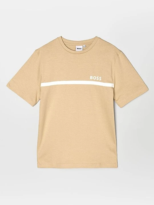 Zdjęcie produktu T-shirt z nadrukiem Boss kamień