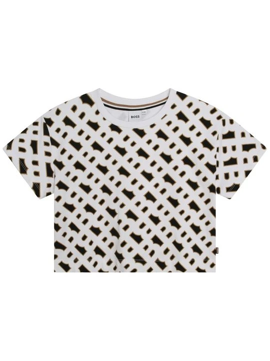 Zdjęcie produktu T-shirt z nadrukiem Boss biały