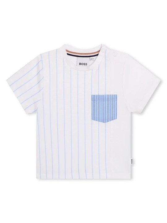 Zdjęcie produktu T-shirt z nadrukiem Boss biały