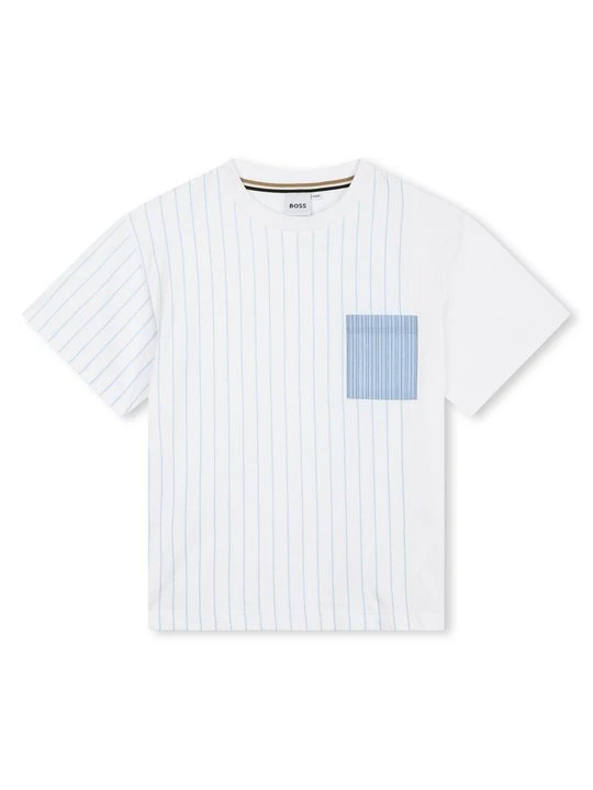 Zdjęcie produktu T-shirt z nadrukiem Boss biały