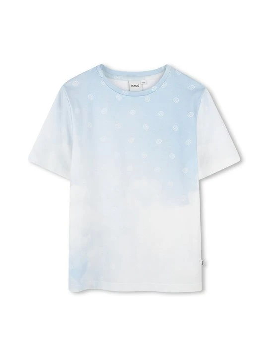 Zdjęcie produktu T-shirt z nadrukiem Boss niebieski