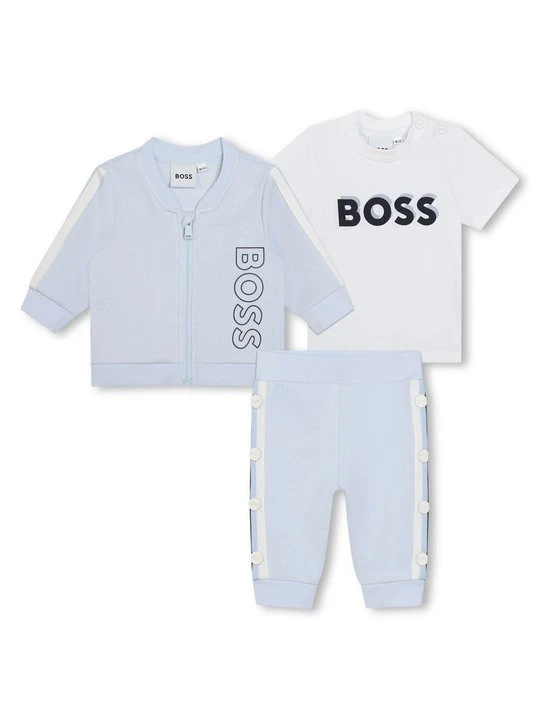 Zdjęcie produktu T-shirt z nadrukiem Boss niebieski