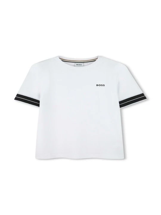Zdjęcie produktu T-shirt z nadrukiem Boss biały