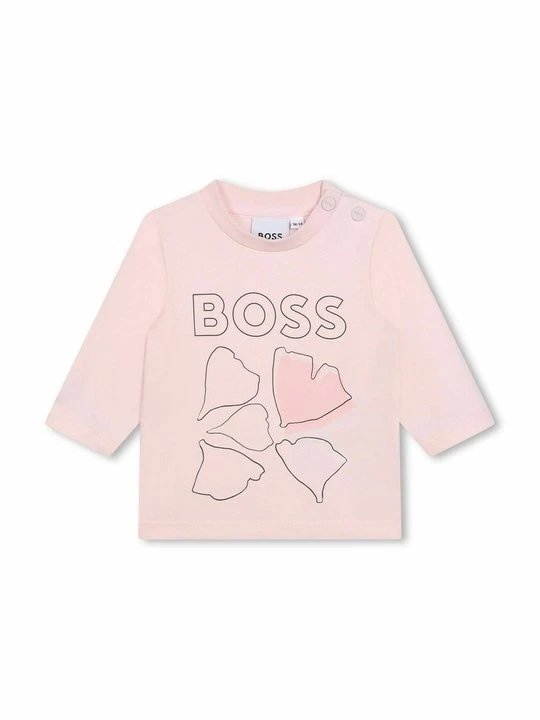 Zdjęcie produktu T-shirt z nadrukiem Boss różowy