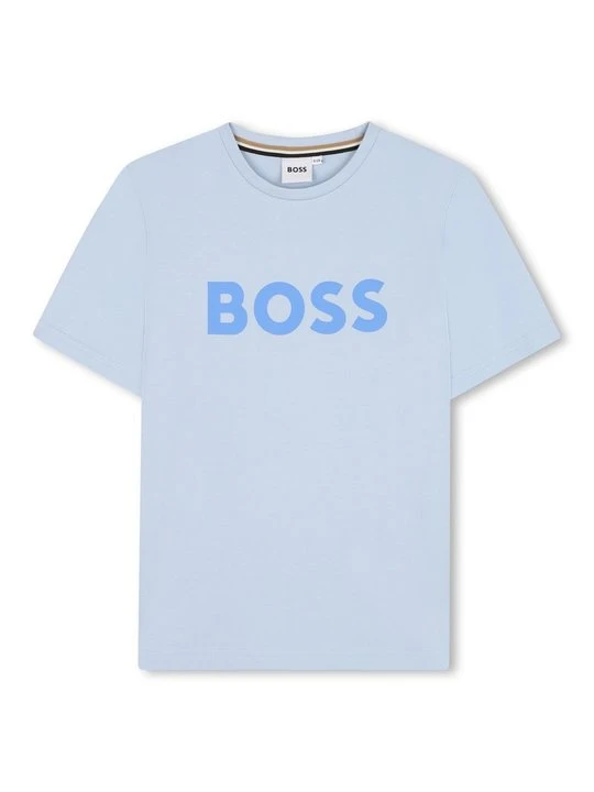 Zdjęcie produktu T-shirt z nadrukiem Boss niebieski