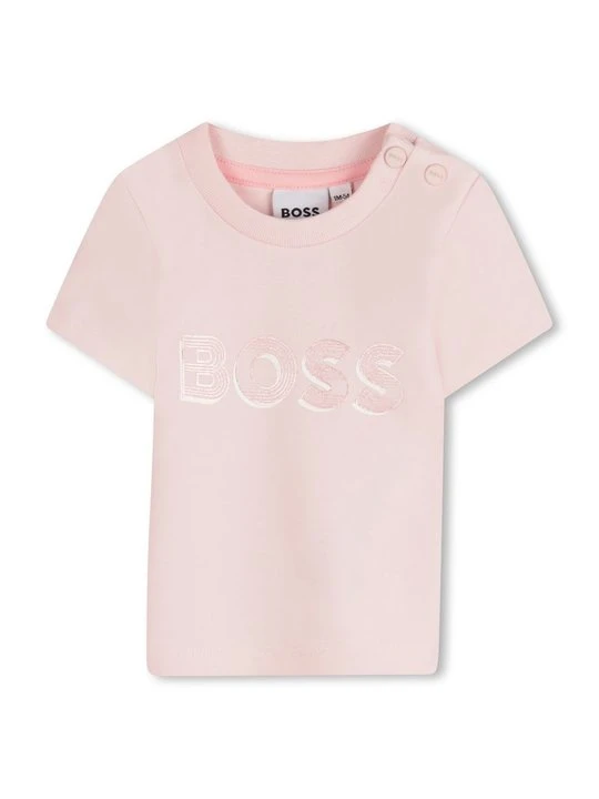 Zdjęcie produktu T-shirt z nadrukiem Boss różowy