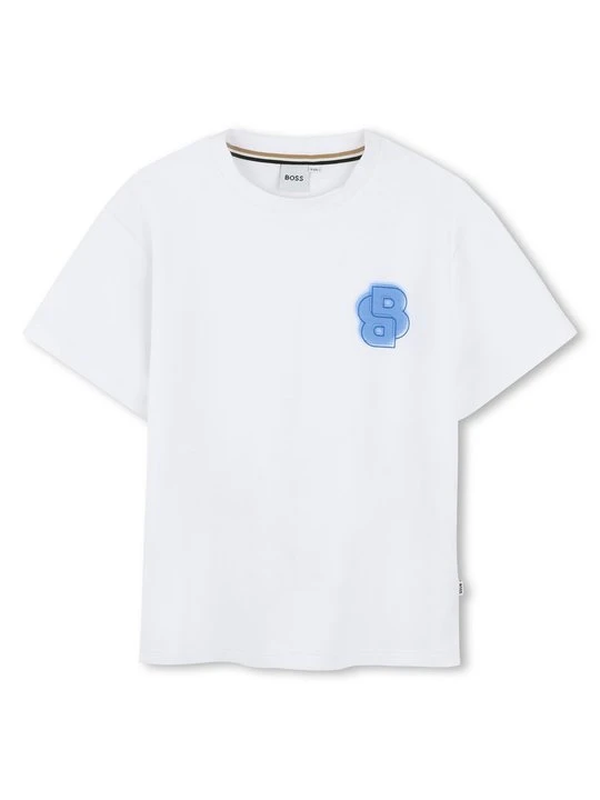 Zdjęcie produktu T-shirt z nadrukiem Boss biały