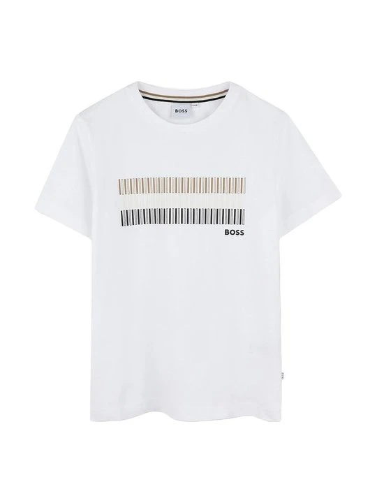 Zdjęcie produktu T-shirt z nadrukiem Boss biały