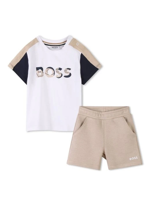 Zdjęcie produktu T-shirt z nadrukiem Boss biały