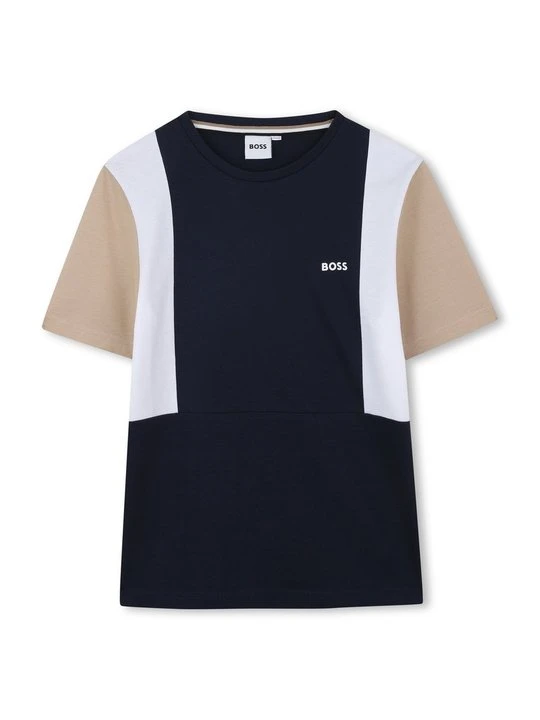 Zdjęcie produktu T-shirt z nadrukiem Boss niebieski