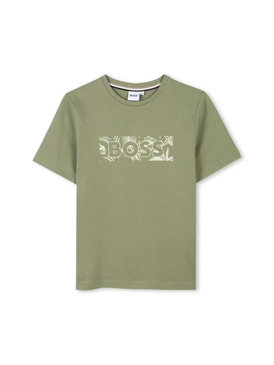 Zdjęcie produktu T-shirt z nadrukiem Boss zielony