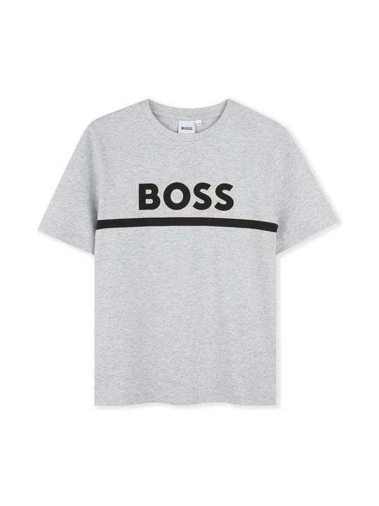 Zdjęcie produktu T-shirt z nadrukiem Boss szary