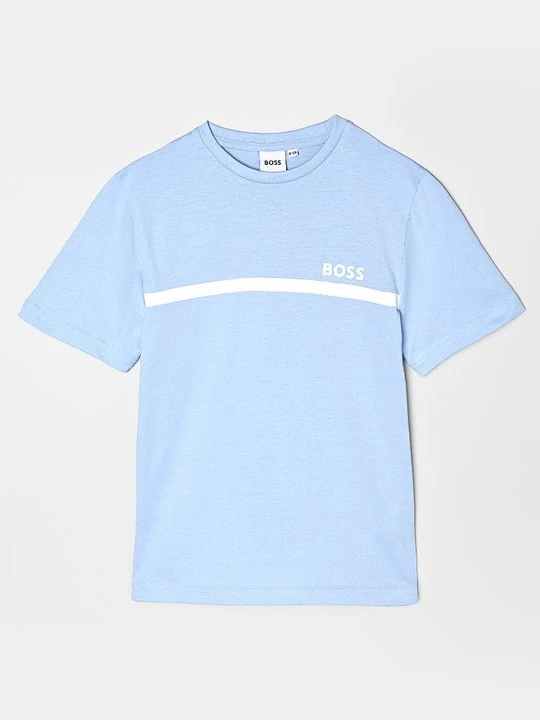 Zdjęcie produktu T-shirt z nadrukiem Boss niebieski