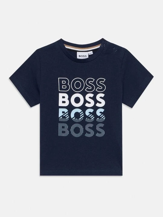 Zdjęcie produktu T-shirt z nadrukiem Boss niebieski