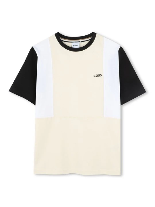 Zdjęcie produktu T-shirt z nadrukiem Boss piaskowy