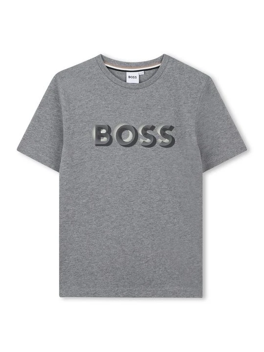Zdjęcie produktu T-shirt z nadrukiem Boss szary