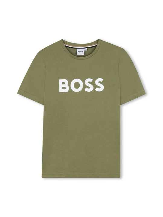 Zdjęcie produktu T-shirt z nadrukiem Boss zielony