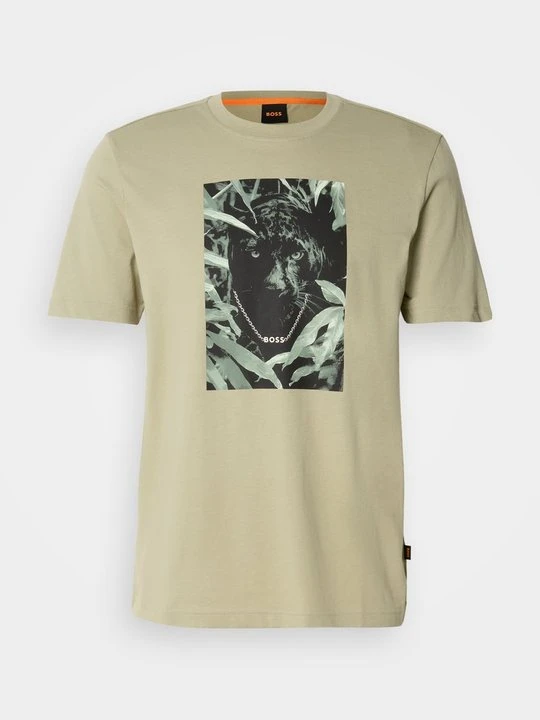 Zdjęcie produktu T-shirt z nadrukiem Boss zielony