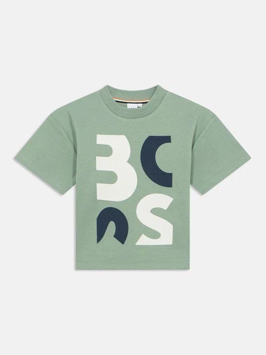 Zdjęcie produktu T-shirt z nadrukiem Boss zielony