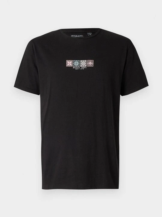 Zdjęcie produktu T-shirt z nadrukiem Brave Soul czarny