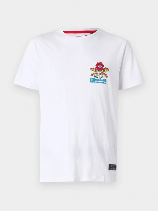 Zdjęcie produktu T-shirt z nadrukiem Brave Soul biały