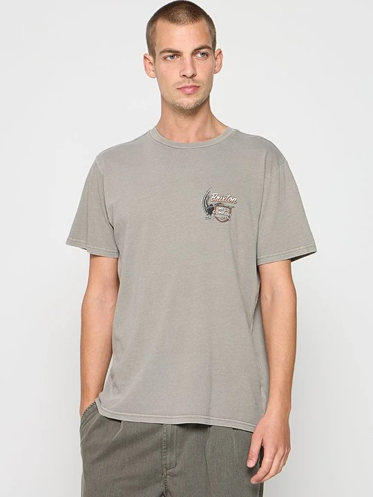 Zdjęcie produktu T-shirt z nadrukiem Brixton jasny brąz