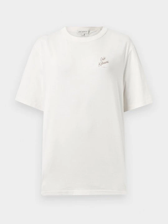 Zdjęcie produktu T-shirt z nadrukiem Café Kitsuné beżowy