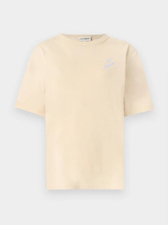 Zdjęcie produktu T-shirt z nadrukiem Café Kitsuné beżowy