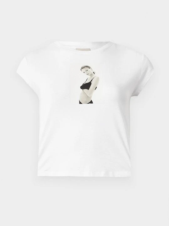 Zdjęcie produktu T-shirt z nadrukiem Calvin Klein biały
