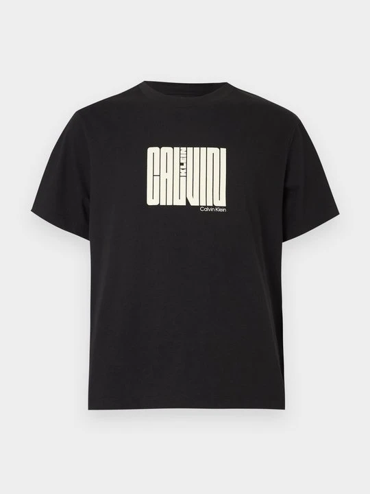 Zdjęcie produktu T-shirt z nadrukiem Calvin Klein czarny