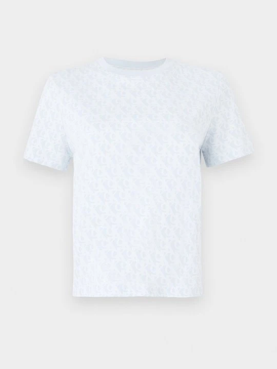 Zdjęcie produktu T-shirt z nadrukiem Calvin Klein jasnoniebieski