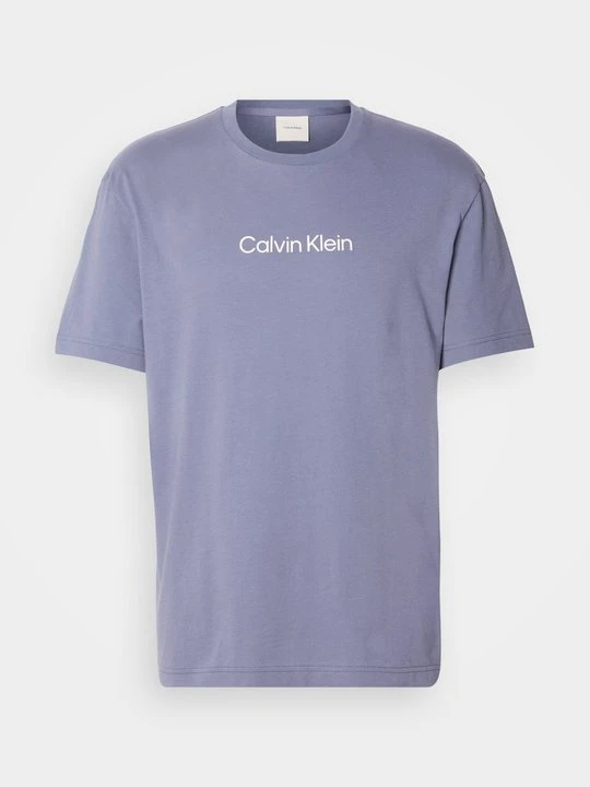Zdjęcie produktu T-shirt z nadrukiem Calvin Klein fioletowy