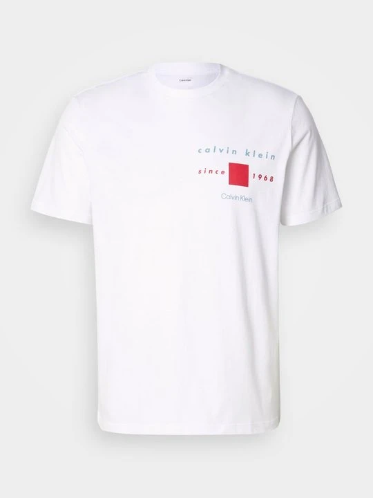Zdjęcie produktu T-shirt z nadrukiem Calvin Klein biały