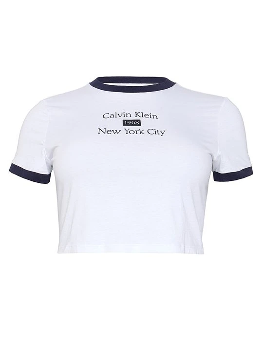 Zdjęcie produktu T-shirt z nadrukiem Calvin Klein Jeans biały