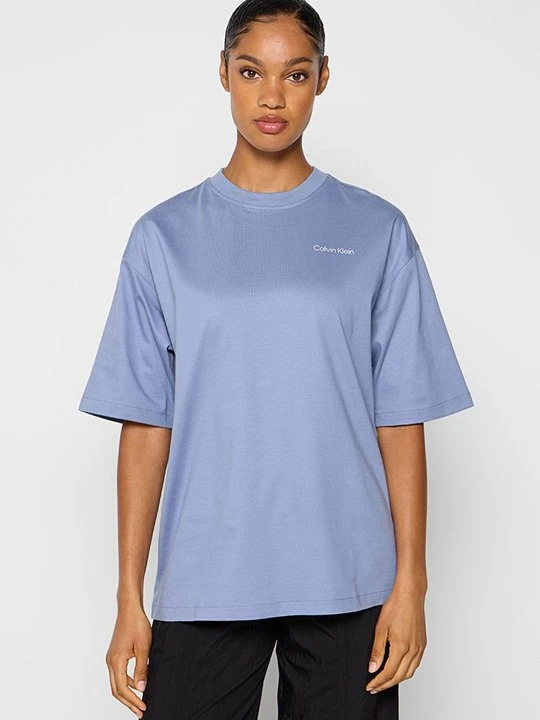 Zdjęcie produktu T-shirt z nadrukiem Calvin Klein Jeans niebieski