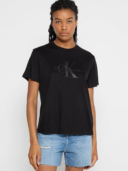 Zdjęcie produktu T-shirt z nadrukiem Calvin Klein Jeans czarny