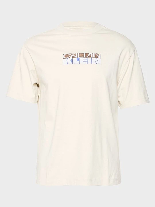 Zdjęcie produktu T-shirt z nadrukiem Calvin Klein Jeans biały