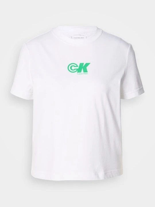 Zdjęcie produktu T-shirt z nadrukiem Calvin Klein Jeans biały