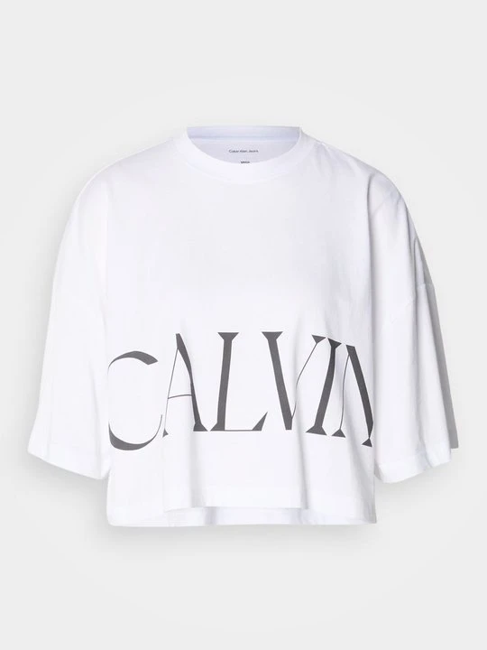 Zdjęcie produktu T-shirt z nadrukiem Calvin Klein Jeans biały