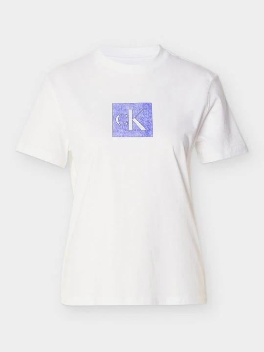 Zdjęcie produktu T-shirt z nadrukiem Calvin Klein Jeans biały
