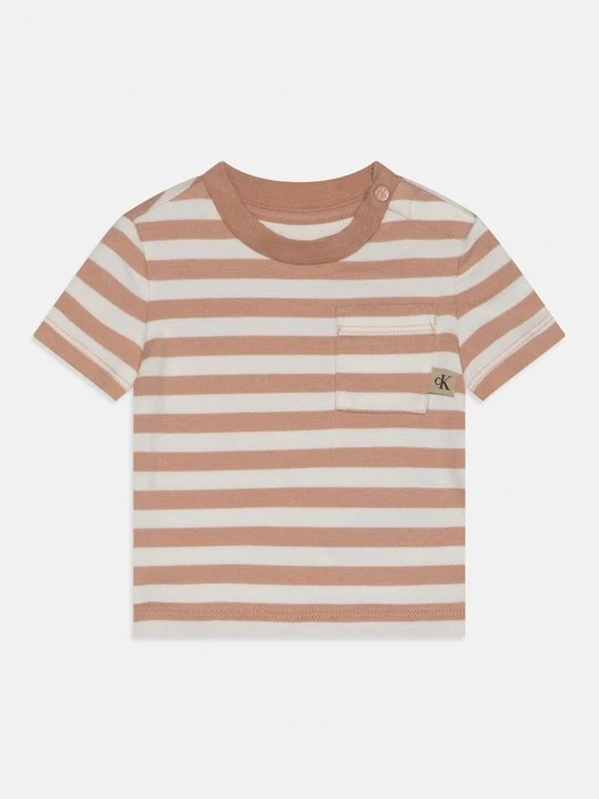 Zdjęcie produktu T-shirt z nadrukiem Calvin Klein Jeans czerwony