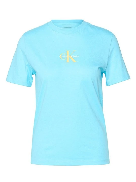 Zdjęcie produktu T-shirt z nadrukiem Calvin Klein Jeans niebieski
