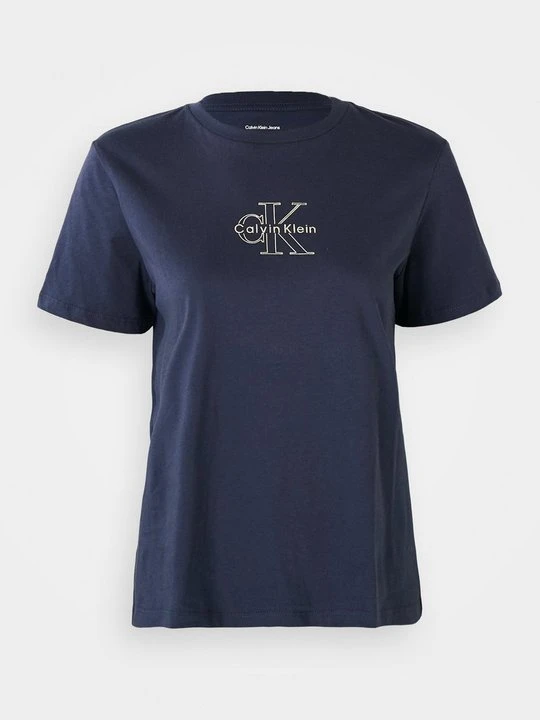 Zdjęcie produktu T-shirt z nadrukiem Calvin Klein Jeans jasnoniebieski