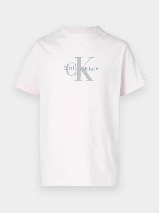 Zdjęcie produktu T-shirt basic Calvin Klein Jeans jasnoróżowy