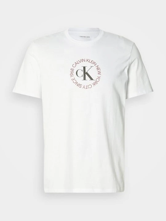 Zdjęcie produktu T-shirt z nadrukiem Calvin Klein Jeans biały