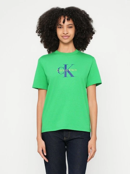 Zdjęcie produktu T-shirt z nadrukiem Calvin Klein Jeans zielony